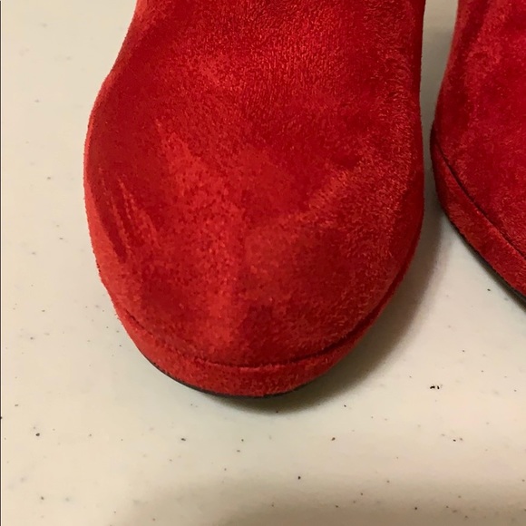 Red IMPO Stretch Boots 8 M NWOT - Picture 9 of 15